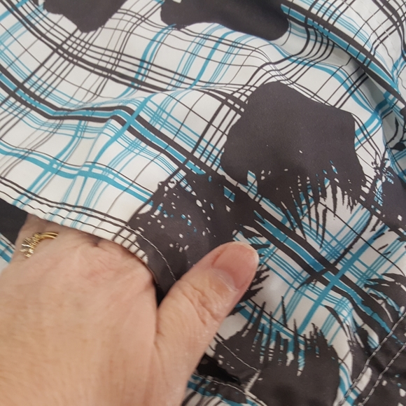 Mens Airwalk Swim Trunk Board Shorts Suit Plaid - Picture 10 of 12